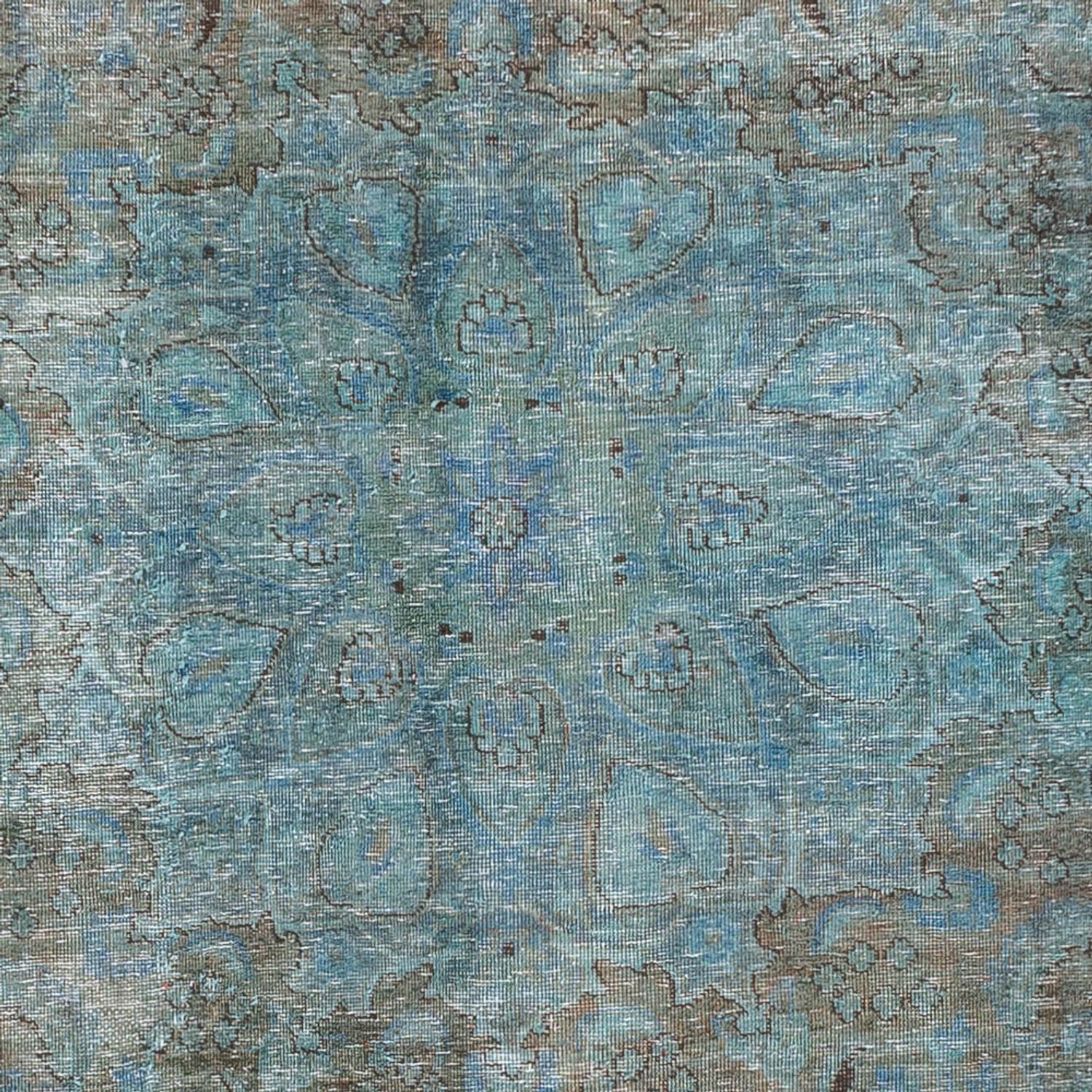 Tapete Vintage - 375 x 285 cm - azul escuro