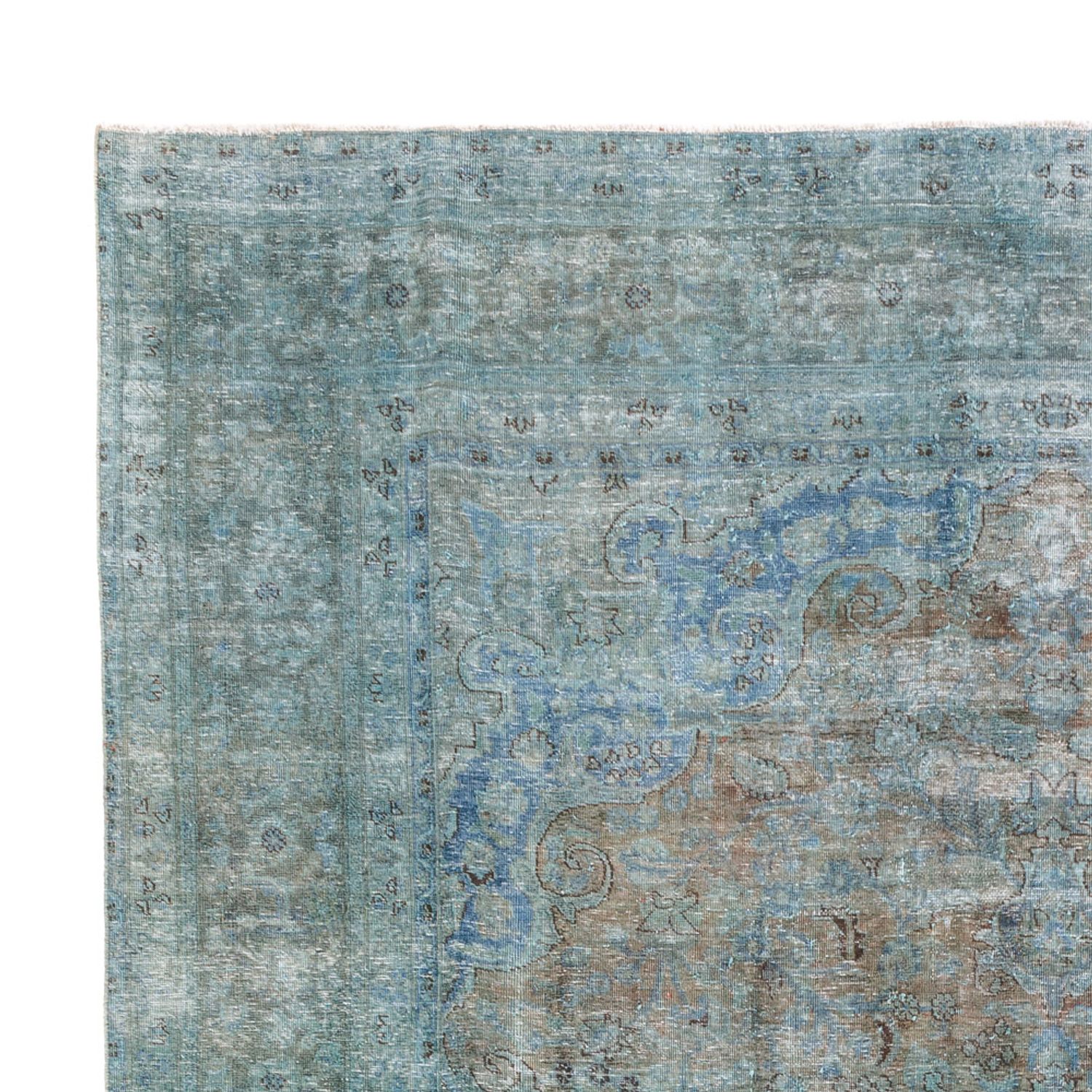 Tapete Vintage - 375 x 285 cm - azul escuro