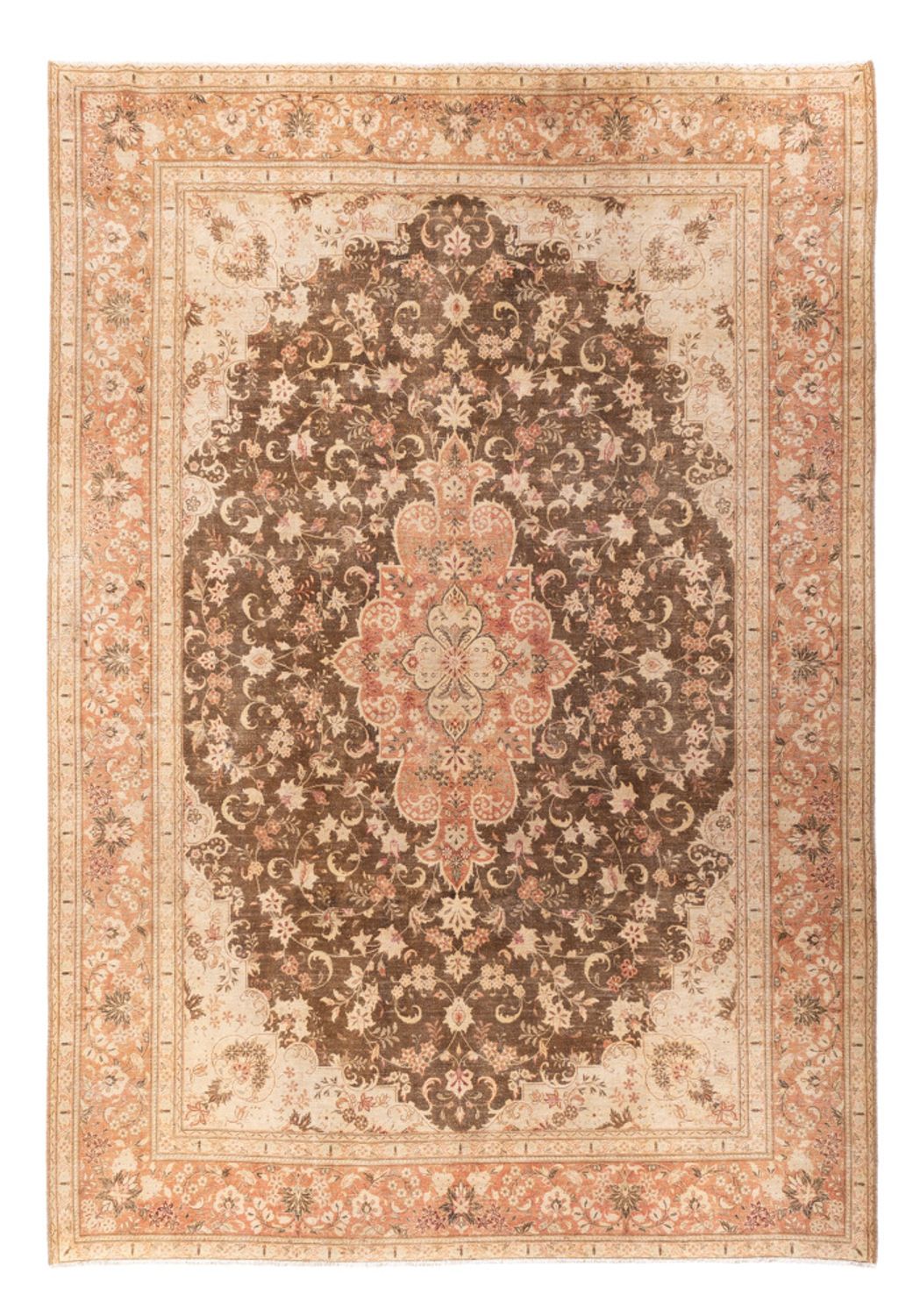 Tapete Vintage - 335 x 235 cm - bege escuro