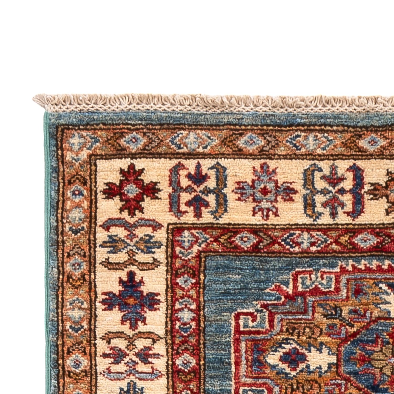 Corredor Tapete Ziegler - Kazak - 245 x 79 cm - multicolorido