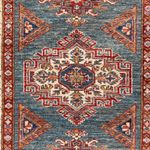 Corredor Tapete Ziegler - Kazak - 245 x 79 cm - multicolorido