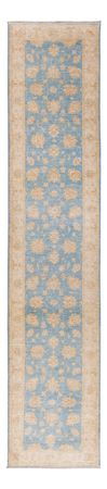 Tapis de couloir Tapis Ziegler - 393 x 81 cm - bleu clair