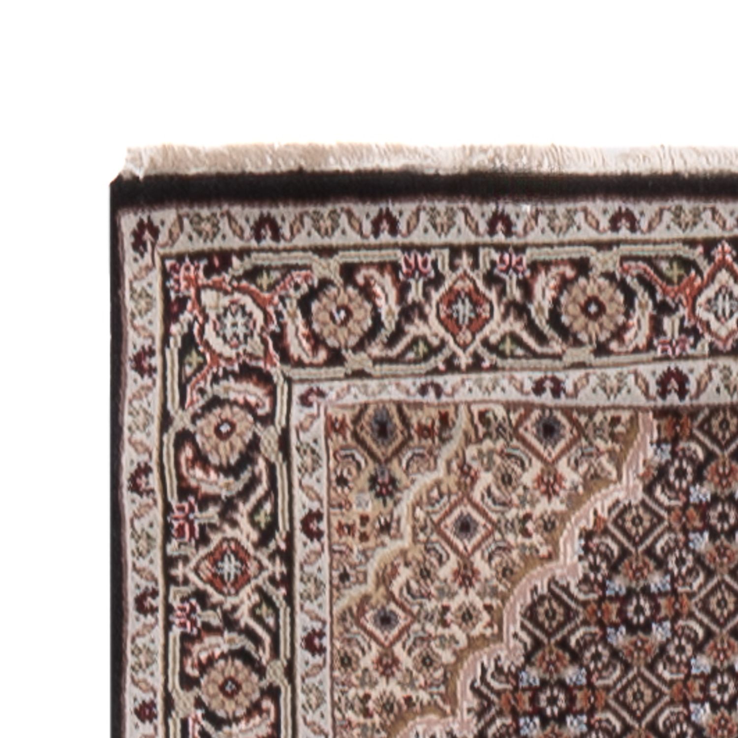 Corredor Tapete Oriental - Tabriz - 406 x 82 cm - antracite