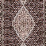 Loper Oosters tapijt - Tabriz - 406 x 82 cm - antraciet