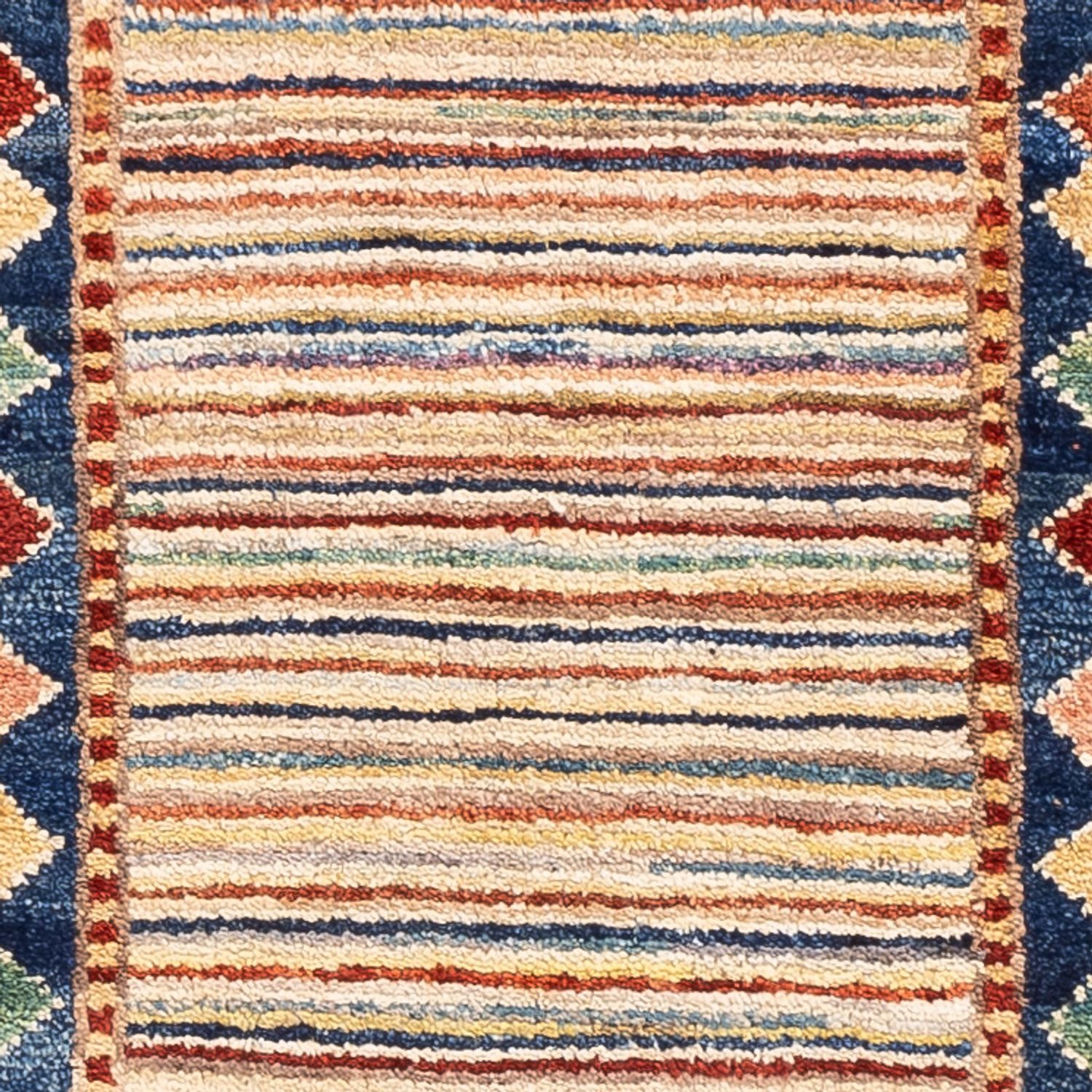 Tapis de couloir Tapis Gabbeh - Persan - 146 x 50 cm - multicolore