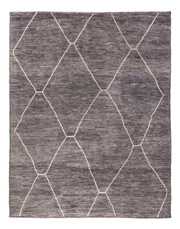 Alfombra de diseño - 194 x 158 cm - gris oscuro