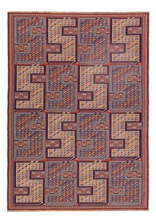 Kelim Teppich - Oriental - Soumak - 217 x 157 cm - mehrfarbig