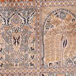 Biegacz Jedwabny dywan - Kashmir Silk - 259 x 79 cm - ciemny beż