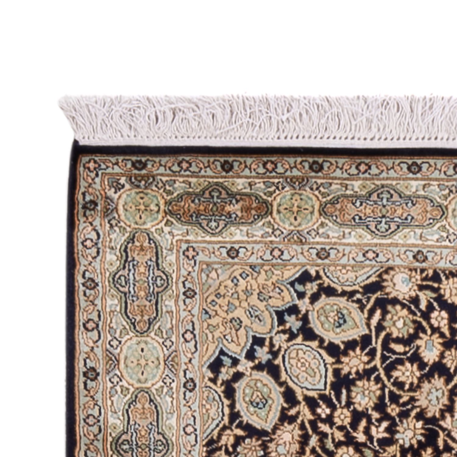 Biegacz Jedwabny dywan - Kashmir Silk - 255 x 81 cm - ciemny beż