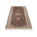 Biegacz Jedwabny dywan - Kashmir Silk - 255 x 81 cm - ciemny beż