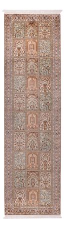 Corredor Tapete de seda - Kashmir Silk - 285 x 80 cm - bege