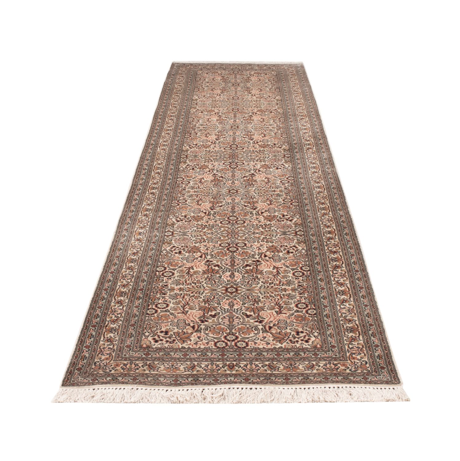 Biegacz Jedwabny dywan - Kashmir Silk - 338 x 79 cm - ciemny beż