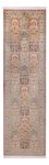 Runner Silk Rug - Kashmir Silk - 280 x 80 cm - dark beige