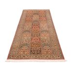 Runner Silk Rug - Kashmir Silk - 280 x 80 cm - dark beige