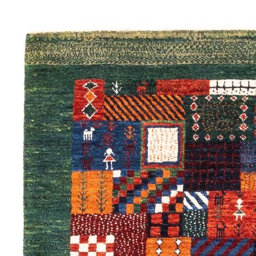 Gabbeh Koberec - Loribaft Perský - Royal - 118 x 83 cm - vícebarevné