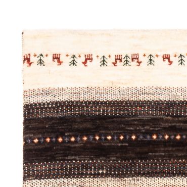 Gabbeh Koberec - Loribaft Perský - Royal - 128 x 81 cm - šedá