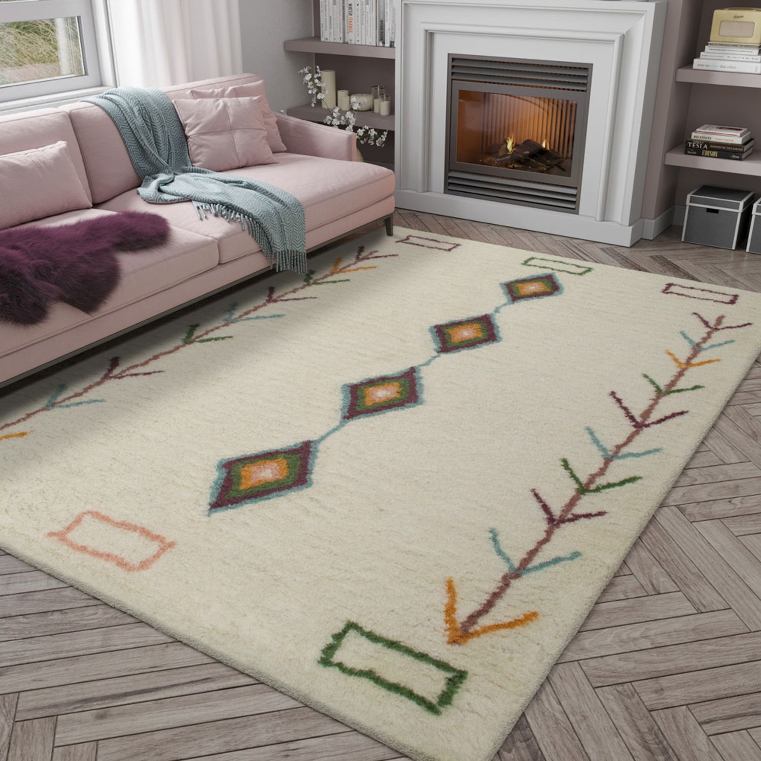 Tapis en laine - Bedouin Bliss - rectangle