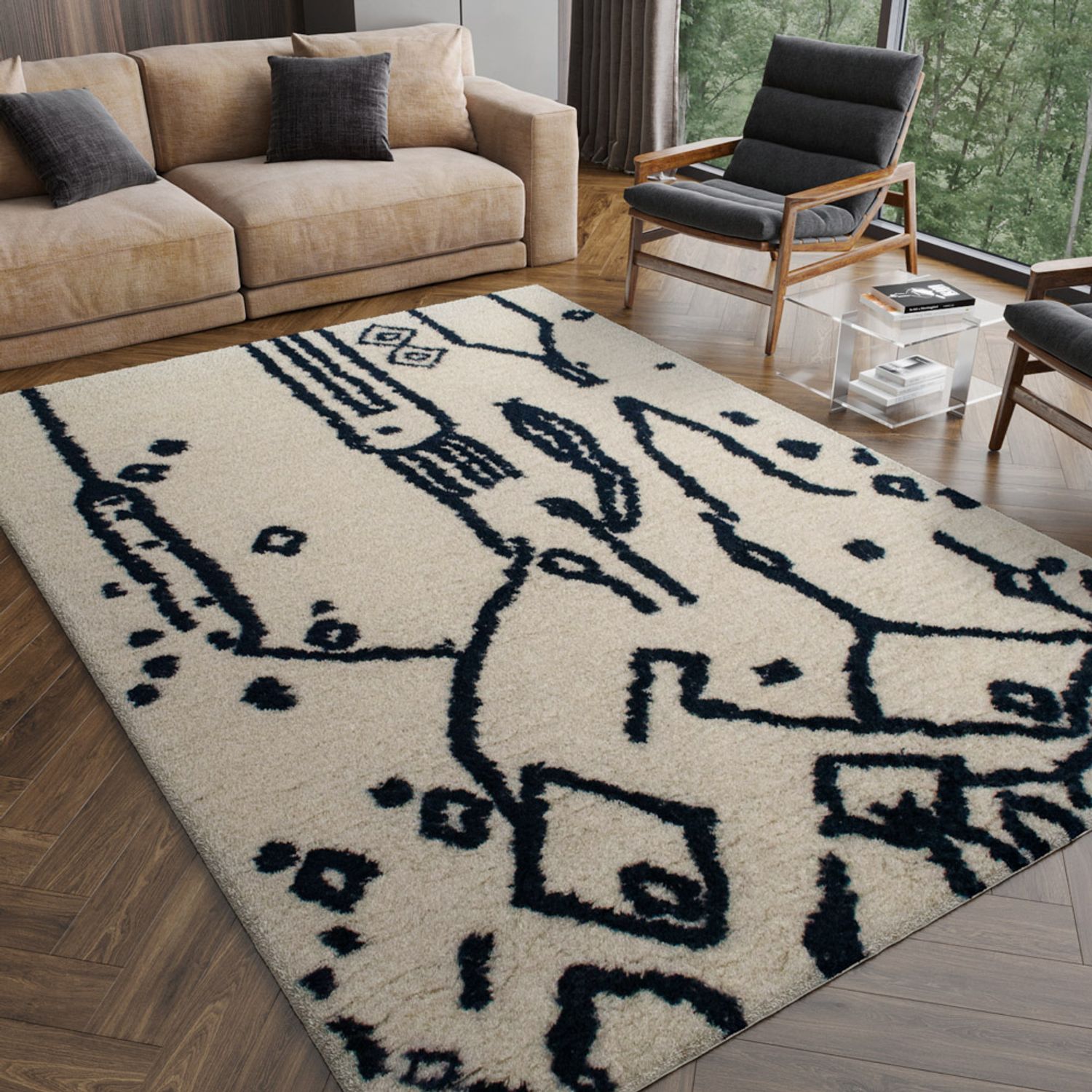 Tapis en laine - Berber Essence - rectangle