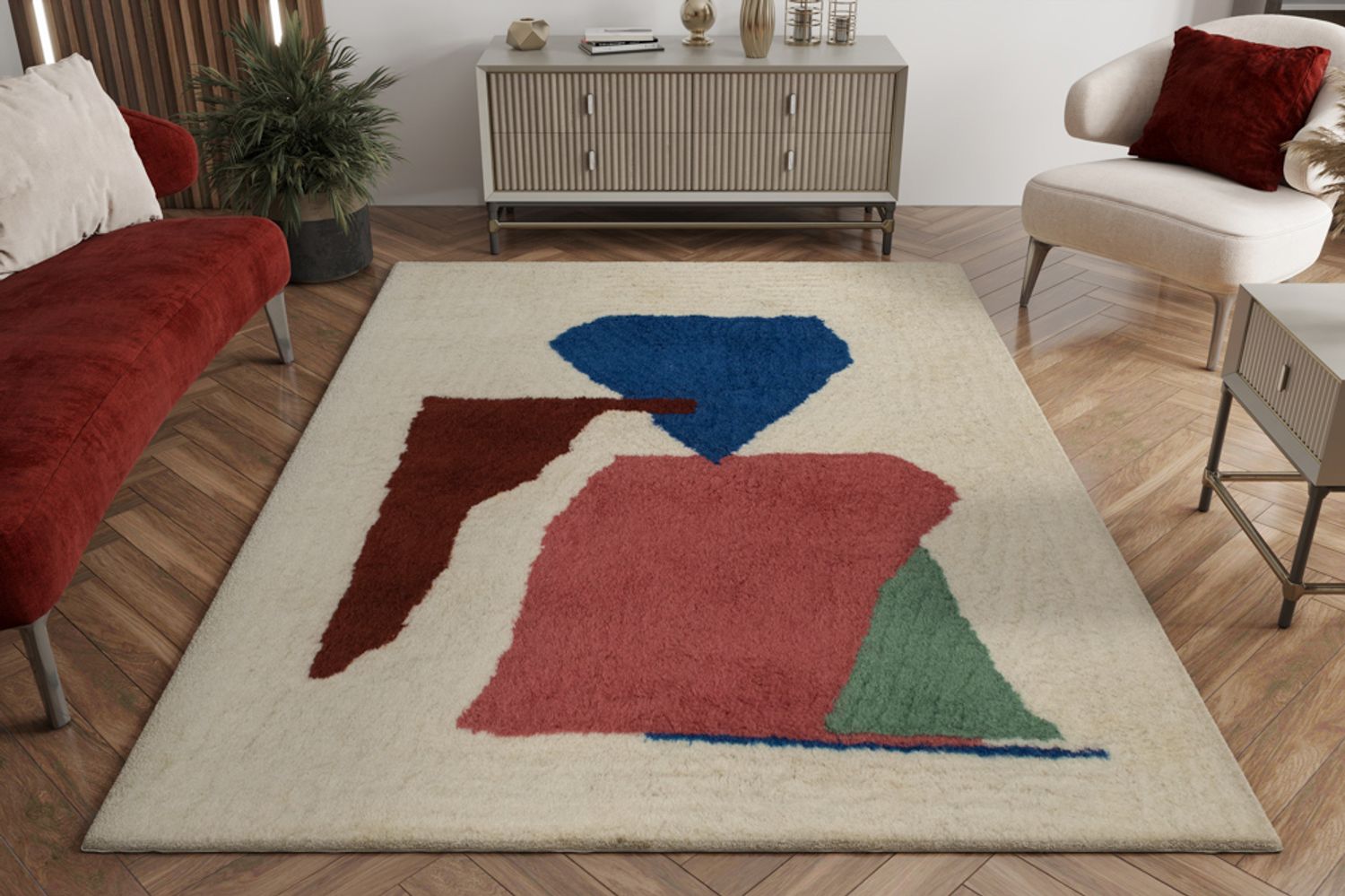 Tapis en laine - Cairo Craft - rectangle