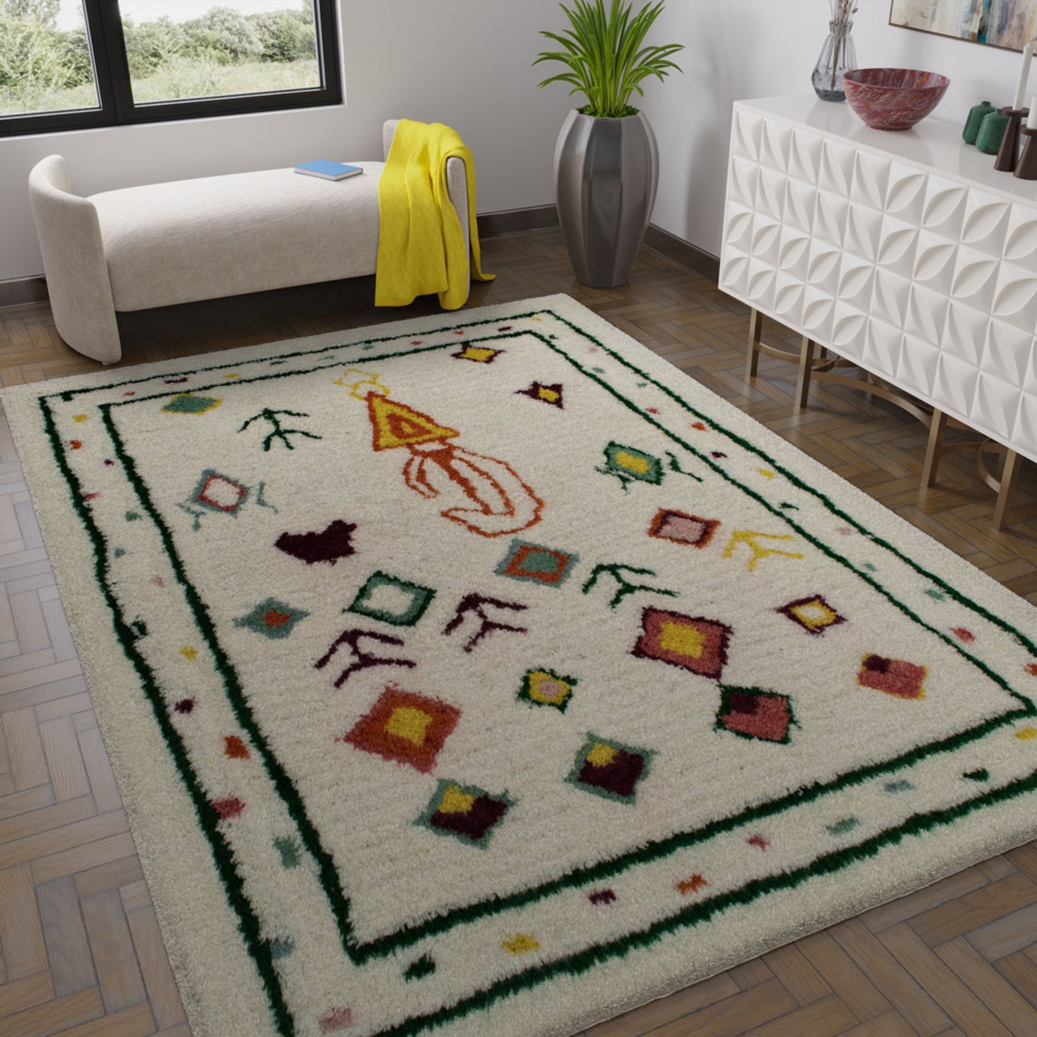 Tapis en laine - Moroccan Mystique - rectangle