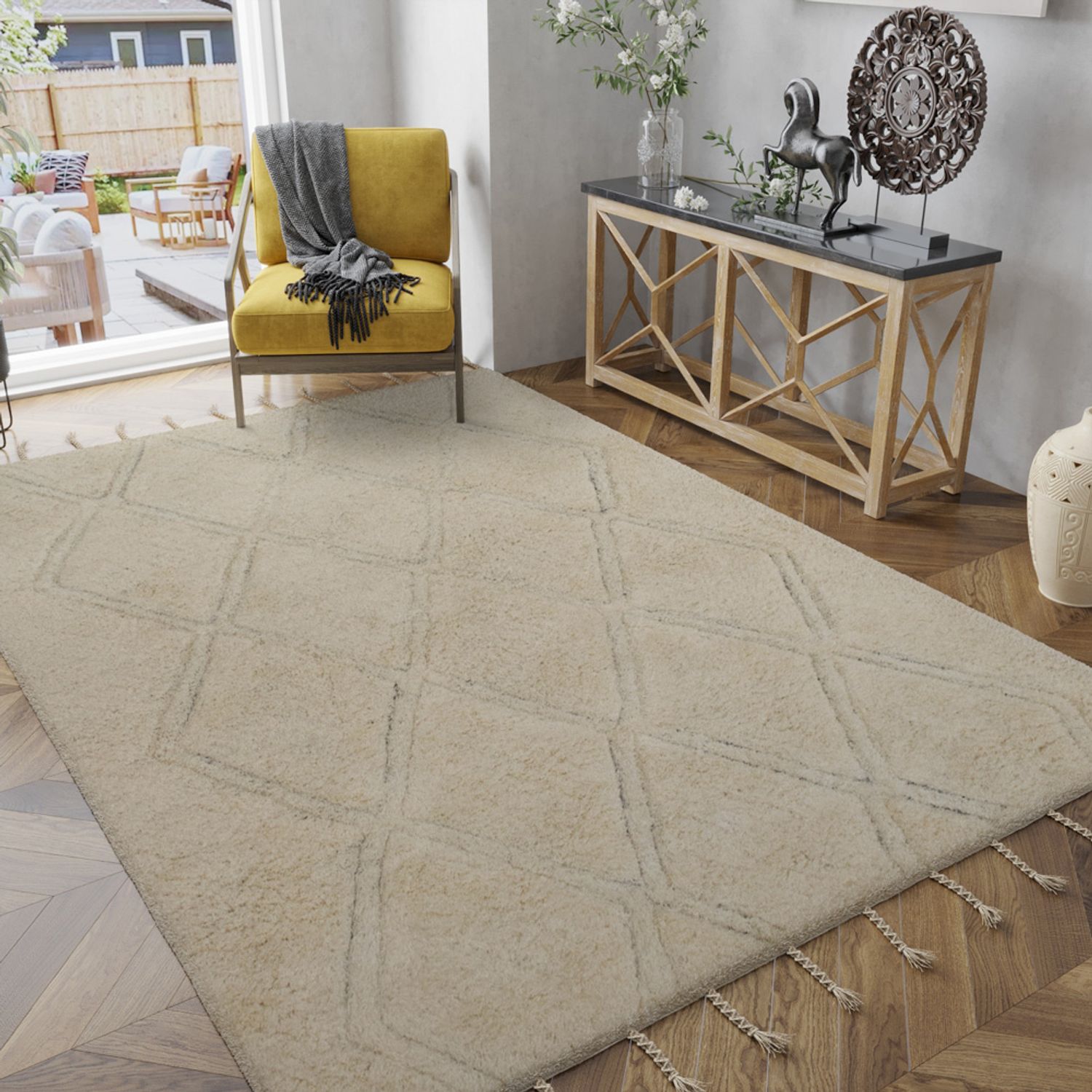 Wool Rug - Sahara Whisper - rectangle