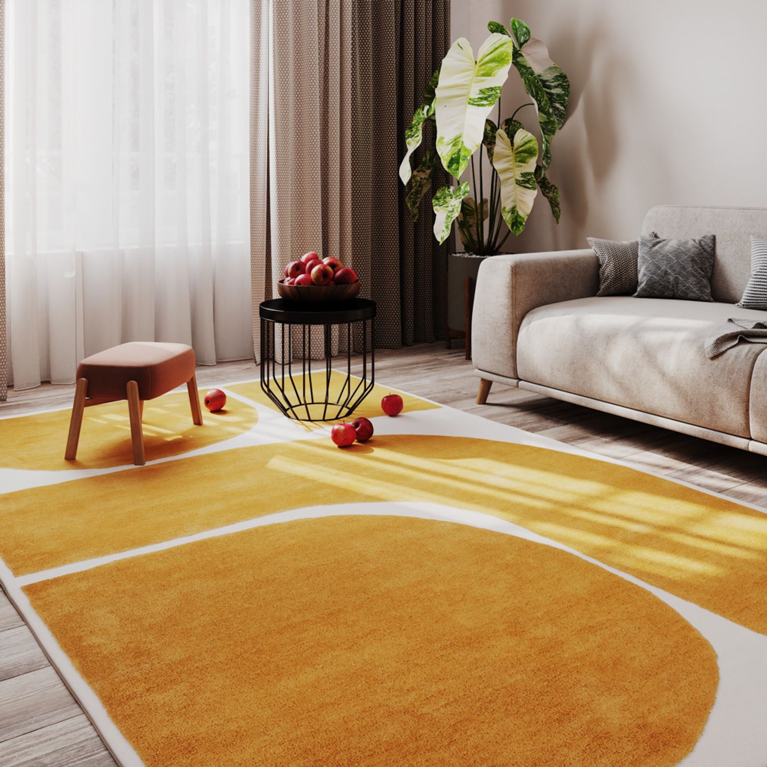 Tapis en laine - UrbanEdge - rectangle