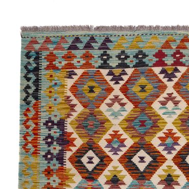 Kelimteppe - Splash - 243 x 169 cm - flerfarget