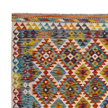 Kelimteppe - Splash - 245 x 172 cm - flerfarget