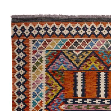 Kelimteppe - Splash - 247 x 176 cm - flerfarget