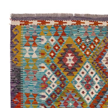 Kelimteppe - Splash - 247 x 178 cm - flerfarget
