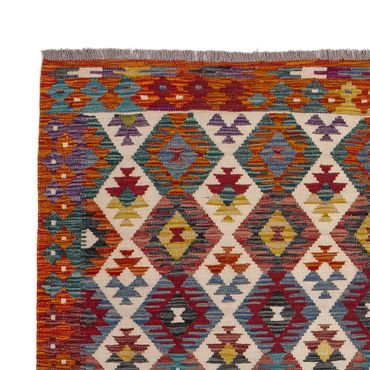 Kelimteppe - Splash - 245 x 165 cm - flerfarget