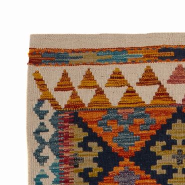 Løper Kelimteppe - Splash - 199 x 76 cm - flerfarget