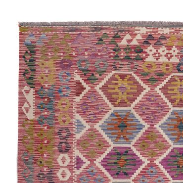 Kelimteppe - Splash - 254 x 177 cm - flerfarget
