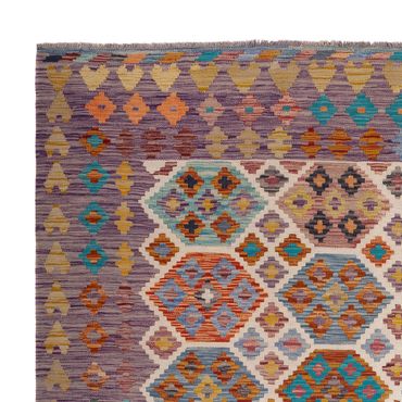 Kelimteppe - Splash - 255 x 205 cm - flerfarget