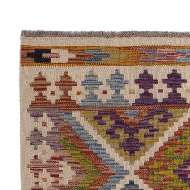 Løper Kelimteppe - Splash - 195 x 95 cm - flerfarget