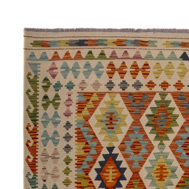 Kelimteppe - Splash - 298 x 210 cm - flerfarget
