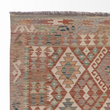 Tapete Kelim - Splash - 193 x 137 cm - multicolorido
