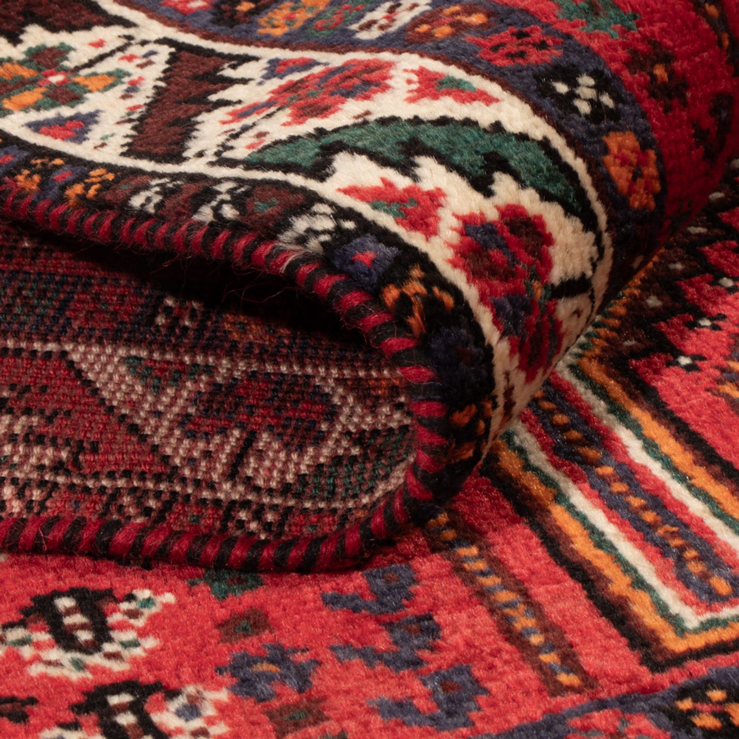 Tapete Persa - Nomadic - 142 x 79 cm - vermelho escuro