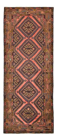 Loper Perzisch Tapijt - Nomadisch - 188 x 75 cm - donker beige
