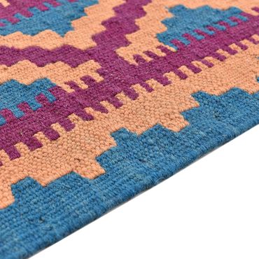 Kelimský koberec - Orientální - 199 x 151 cm - vícebarevné