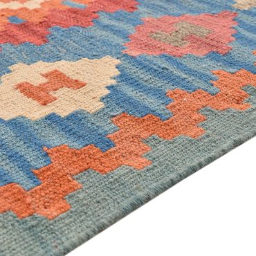 Kelimský koberec - Orientální - 203 x 157 cm - vícebarevné