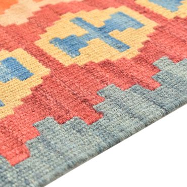 Løper Kelimteppe - Orientalsk - 201 x 58 cm - flerfarget