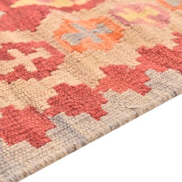 Corredor Tapete Kelim - Oriental - 192 x 56 cm - multicolorido