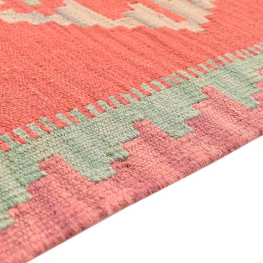 Corredor Tapete Kelim - Oriental - 193 x 58 cm - multicolorido