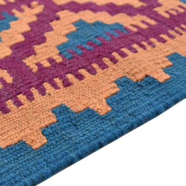 Kelimský koberec - Orientální - 202 x 149 cm - vícebarevné