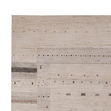 Gabbeh Rug - Loribaft Indus - 295 x 202 cm - cream
