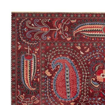 Designer Rug - 309 x 251 cm - wine red