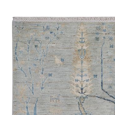 Designer Rug - 181 x 120 cm - silver