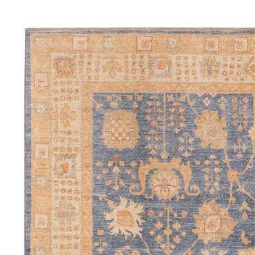 Ziegler Teppe - 292 x 249 cm - blå