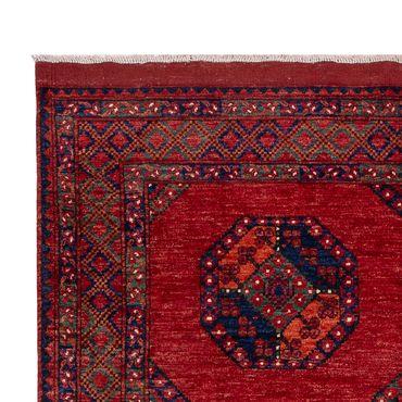 Tapete afegão - Kunduz - 256 x 176 cm - vermelho